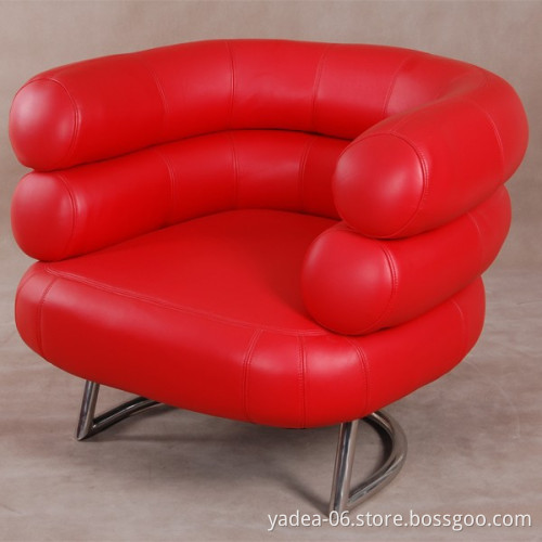 Red leather replica Bibendum chair sale